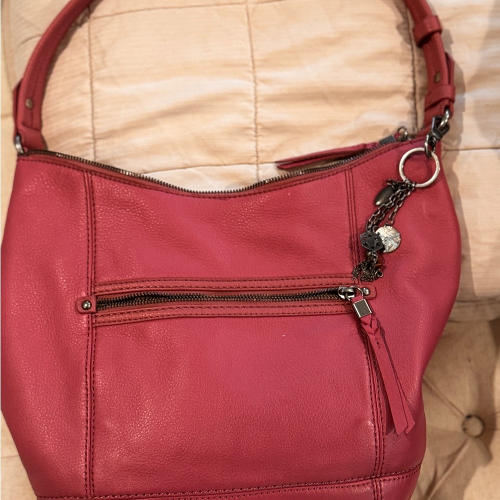 The Sak - Sequoia Hobo Pink Leather Shoulder Bag